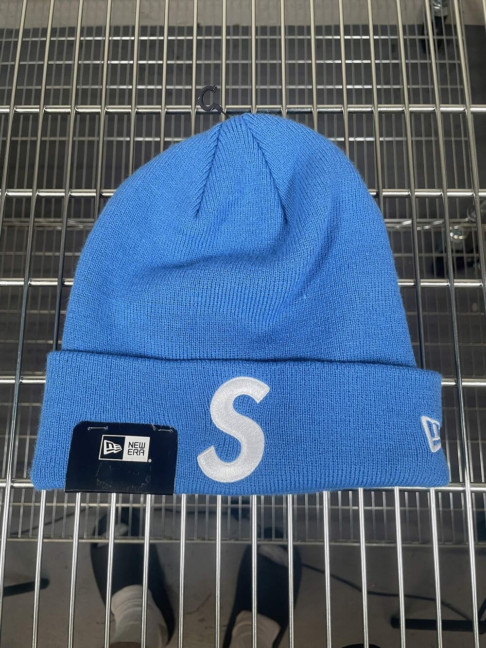 Supreme New Era S Logo Beanie (FW24) Blue